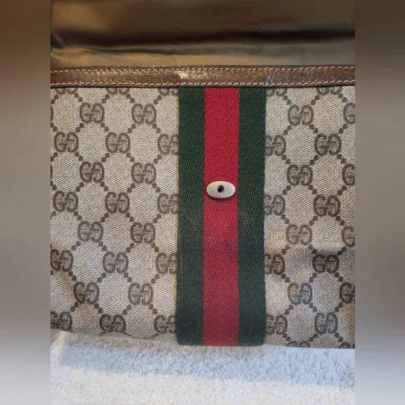 Gucci Vintage Ophidia Parfums Flap Clutch - Picture 12 of 16